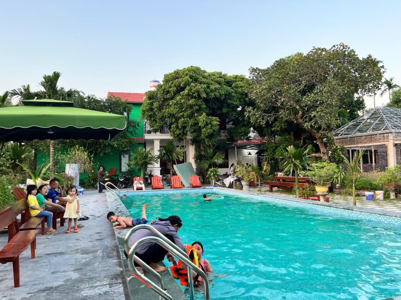 The Green House Homestay Ninh Bình Exteriör bild